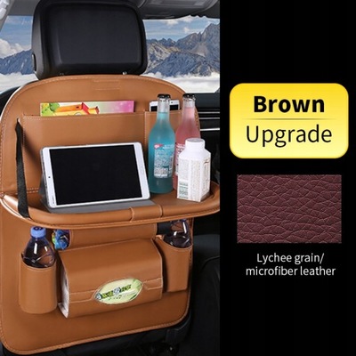 CAR BACK SEAT ORGANIZADOR STORAGE BAG WITH FOLDABLE  