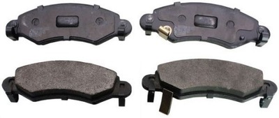 DENCKERMANN B110572 SET PADS HAMULCOWYCH, BRAKES TARCZOWE  