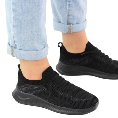 DAMSKIE BUTY SPORTOWE OBUWIE WCIĄGANE LEKKIE 40