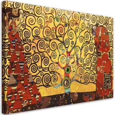 Obraz na płótnie, Gustav Klimt Drzewo życia - 120x80
