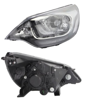 Фара лампа лівий kia rio 11-16 фото №1