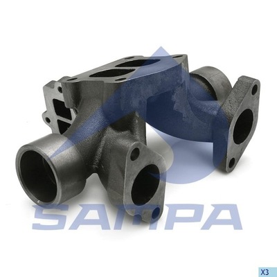 [] COLECTOR DE ESCAPE SCANIA R + EGR  