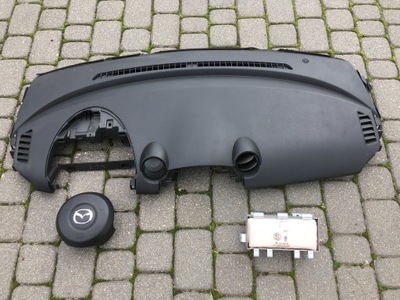 Mazda 2 ii консоль приборная панель подушка безопасности комплект 07-14 фото №1