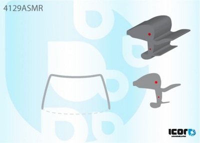 Прокладка do hyundai tucson 04-10 рама фото №1