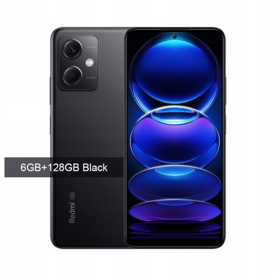 Smartfon Xiaomi Redmi Note 12 6 GB / 128 GB 5G czarny