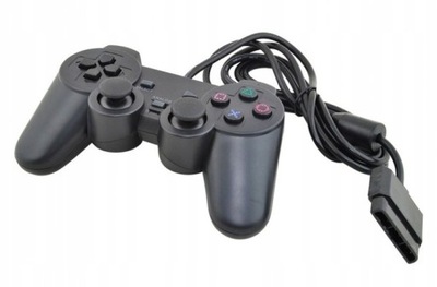 Kontroler do Sony PlayStation 2 czarny Joy Pad PS2