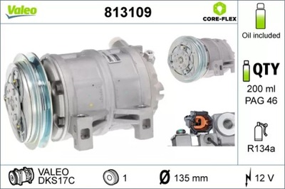 VALEO 813109 КОМПРЕСОР КОНДИЦІОНЕРА NISSAN