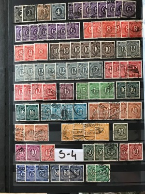 Niemcy zestaw znaczków kasowanych - S-4