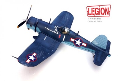 F4U-1A CORSAIR V-17 Cmdr. T.BLACKBURN USAF 1943 - LEGION Panzerkampf 1/72