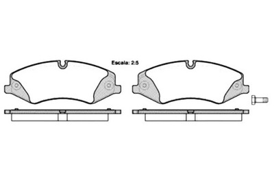 REMSA ZAPATAS DE FRENADO LAND ROVER DISCOVERY IV 3.0  