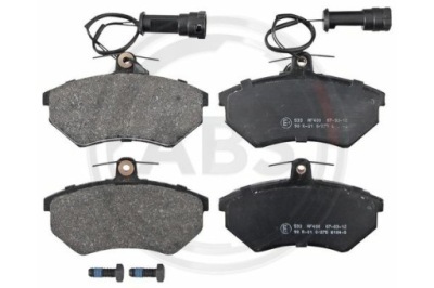 A.b.s. 36791 набор тормозных колодок тормозных, тормоза дисковые фото №1