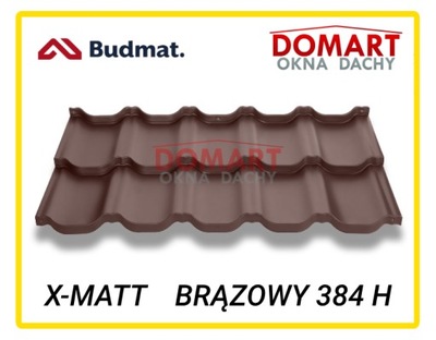 Blachodachówka Modułowa Venecja X-MATT BRĄZOWA