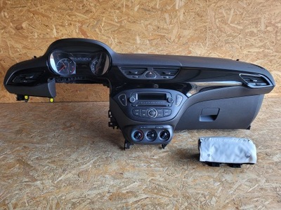 Opel corsa e панель приладів приладова консоль панель приладів подушка безпеки оригінал fv фото №1