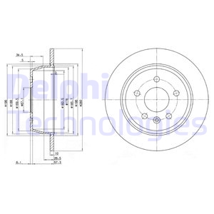 ДИСК ТОРМОЗНОЙ MERCEDES CLASS V 99-03 BG3241