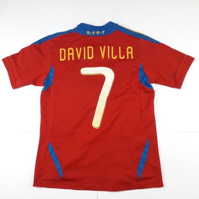 Koszulka Hiszpania David Villa roz: L dziecienca 12/14 lat