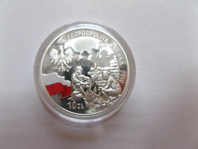 Moneta 10 zł 100 lat Harcerstwa 2010