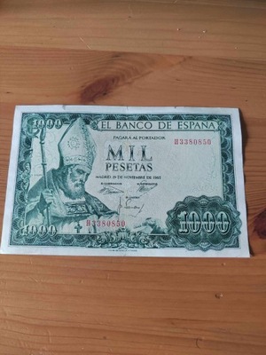 Hiszpania - 1000 Pesetas - 1965