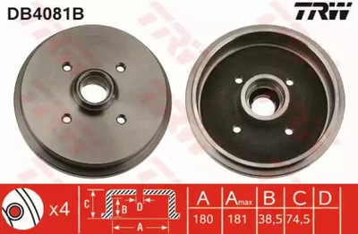 BEBEN DE FRENADO VOLKSWAGEN SEAT AUDI TRW  