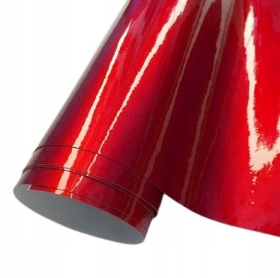 PELÍCULA OKLEINA PEGADURA ROJO METALLIC 50X152 CM  