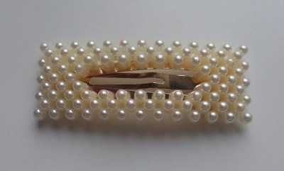 Spinka do włosów perełki perły perłowa 7cm