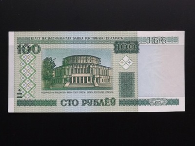 Białoruś 100 Rubli 2000 st. UNC