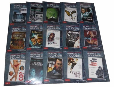 KOLEKCJA FILMOWA ROMAN POLAŃSKI 15DVD gorzkie gody