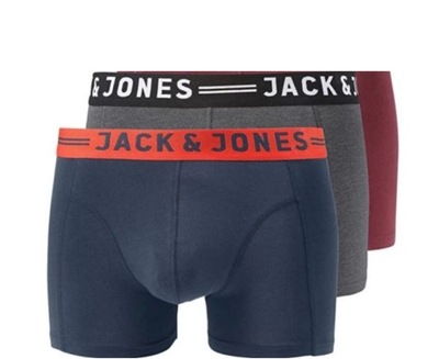 Majtki bokserki JACK & JONES r.L 3 PAK