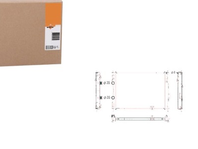 Nrf радіатор wody nissan qashqai / qashqai 2 2.0 фото №1