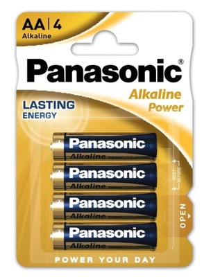 PANASONIC baterie alkaliczne AA / LR6 4szt