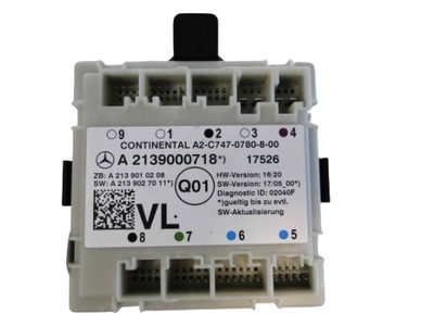 Mercedes s w222 222 модуль w дверь передние левая фото №1