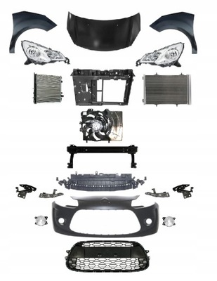 CITROEN C3 RESTYLING 2005-2010 COMPUESTO PARTE DELANTERA CAPO  