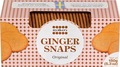 Ciasteczka Imbirowe Nyakers Ginger Snaps 150g