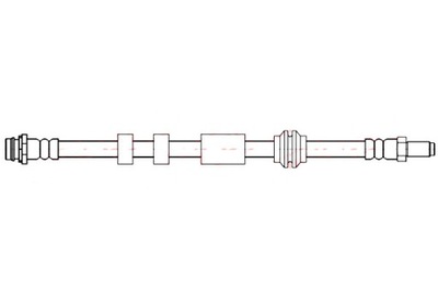 QUICK BRAKE ПАТРУБОК ТОРМОЗНОЙ ГИБКИЙ ПЕРЕД L/P VOLVO XC60 I