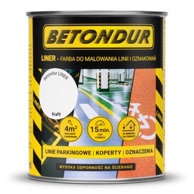 Betondur LINER Farba biała 0,75L