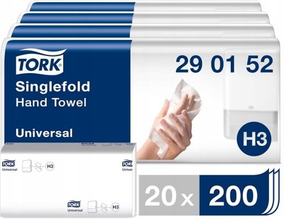 Ręczniki papierowe Tork 290152 Zigzack 20x200 szt. H3