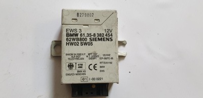 MODULE CONTROL UNIT IMMO EWS BMW 5 E39 8382454  