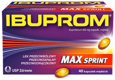 Ibuprom Max Sprint lek przeciwbólowy 40 kaps.