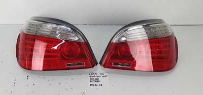 BMW E60 LCI FAROS PARTE TRASERA W ALA L+P BUEN ESTADO 7177281 7177282 JUEGO NR 13  