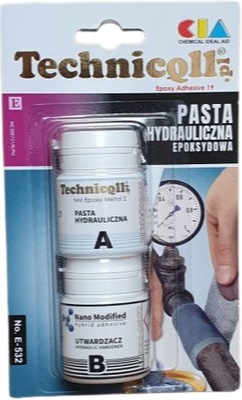 Klej Hydrauliczny do Rur. Pasta Hydrauliczna.