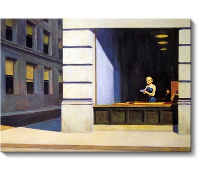 Edward Hopper - New York office, 100x70