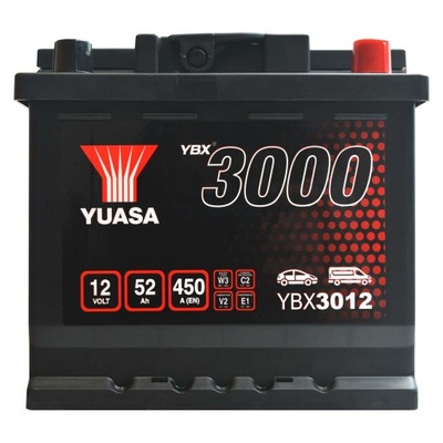 YUASA YBX3012 12V 50AH 420A YBX 3012
