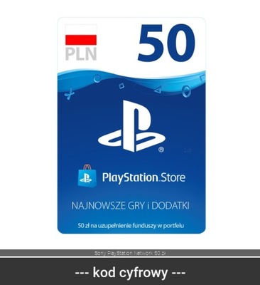 Sony PlayStation Network 50 zł