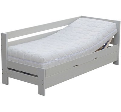 ENTER 100x200 łóżko regulowane z pojemnikiem DREWN