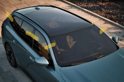 Bmw 5 g61 крыша kombi рейлинги антенна фото №1