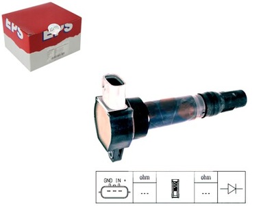 Eps катушка зажигания mitsubishi sx colt vi vii lanc фото №1