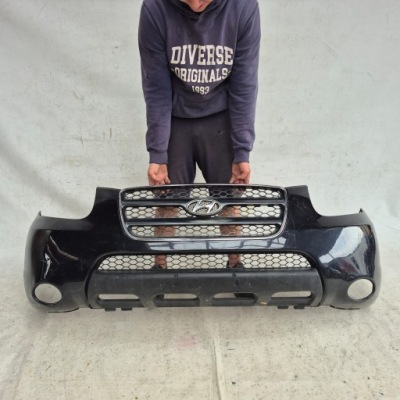 Hyundai santa fe ii 06-09 бампер перед передний фото №1