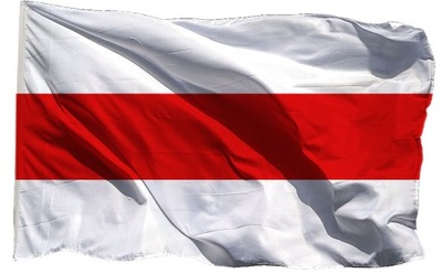 Flaga Białorusi historyczna opozycji 150x90cm