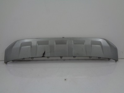 Audi q7 накладка спойлер захист dół бампер перед фото №1