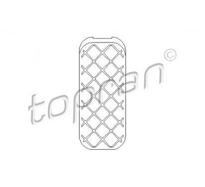 Hans pries накладка гумовий педалі гальма skoda фото №1