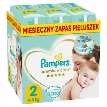 Pampers pieluchy Premium Care rozmiar 2 240 sztuk